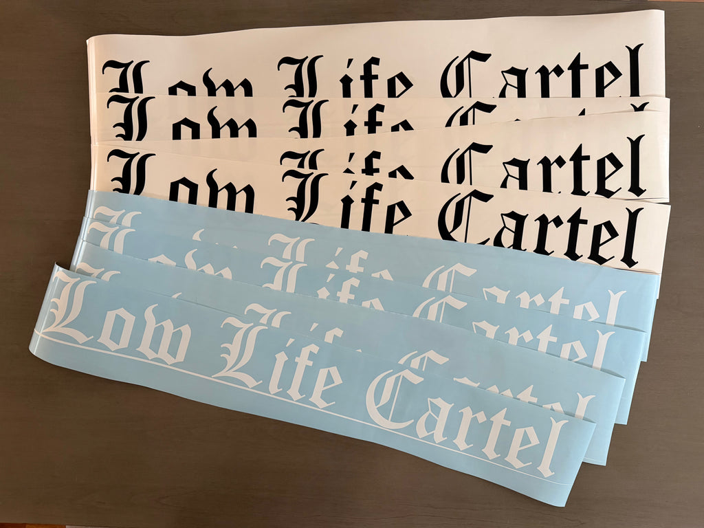 Low Life Cartel Windshield Banner